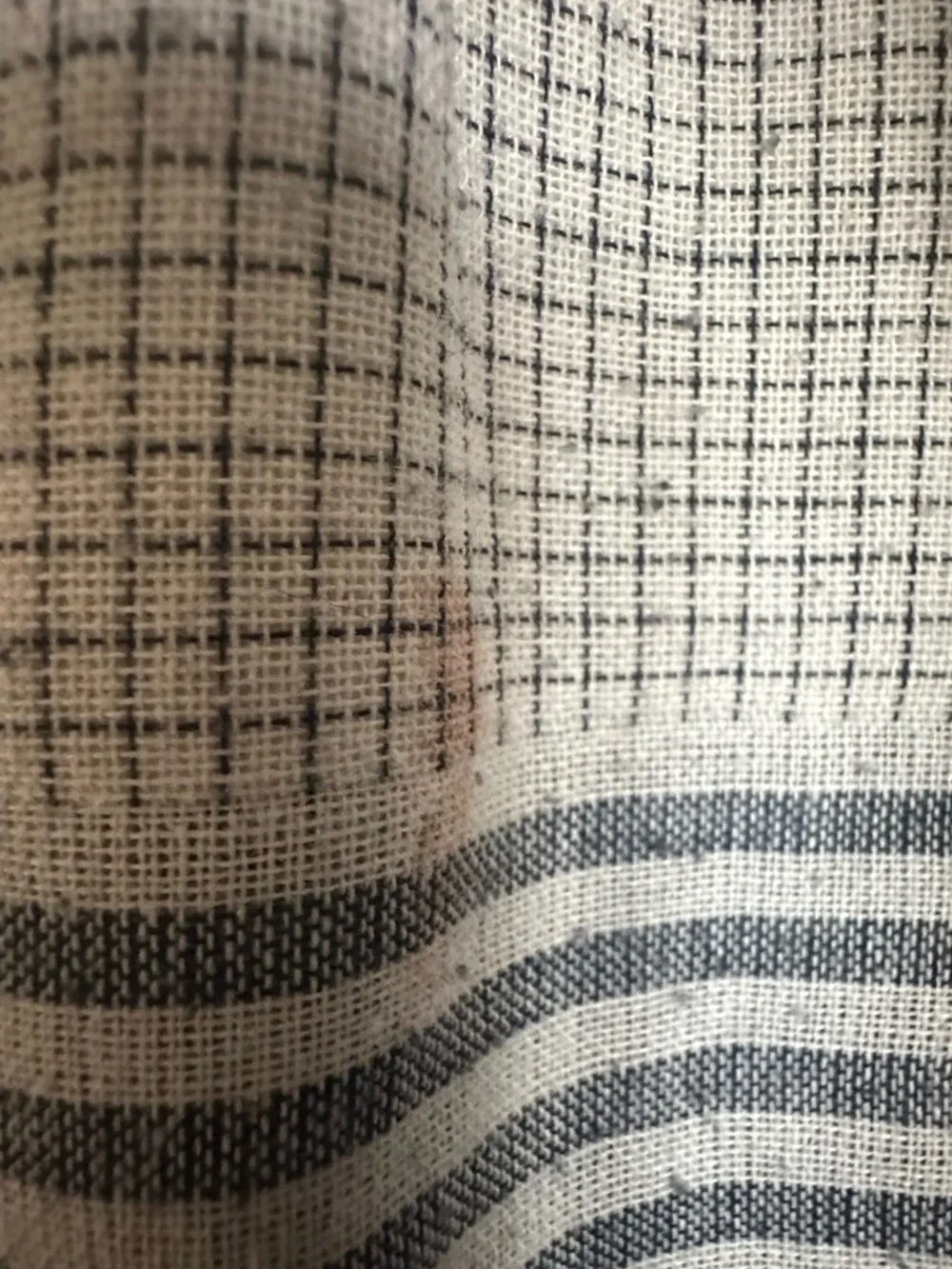 Navy & Cream Gingham Babydoll Dress - Picture 4 of 4